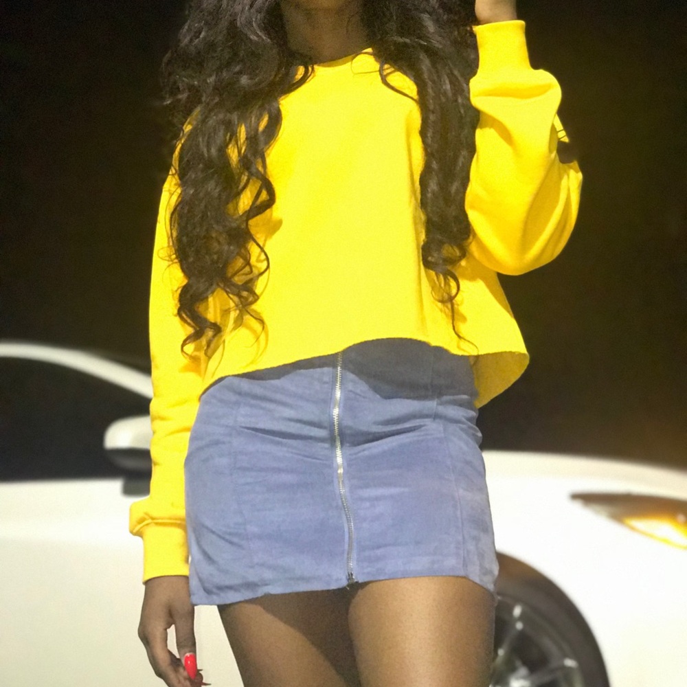 Mustard Forever 21 sweatshirt!